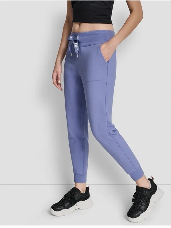 DKNY Periwinkle Zip-Up Hoodie set pants and sweater - Picture 5 of 9